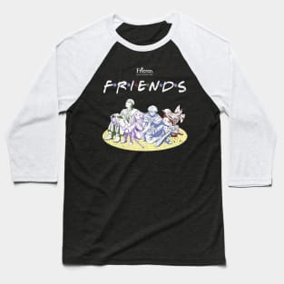 FRIEREN BEYOND JOURNEY’S END: FRIENDS (GRUNGE) Baseball T-Shirt